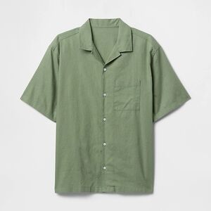 🆕️ GAP Men's TALL Linen-Cotton Shirt (NWT)